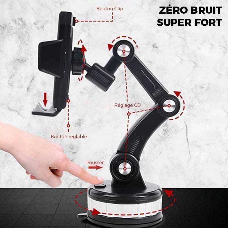360° Adjustable Car Phone Holder with Strong Grip