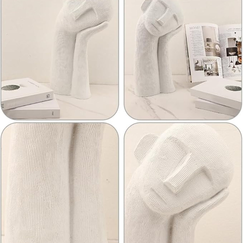 Asymmetrical Resin Abstract Sculpture