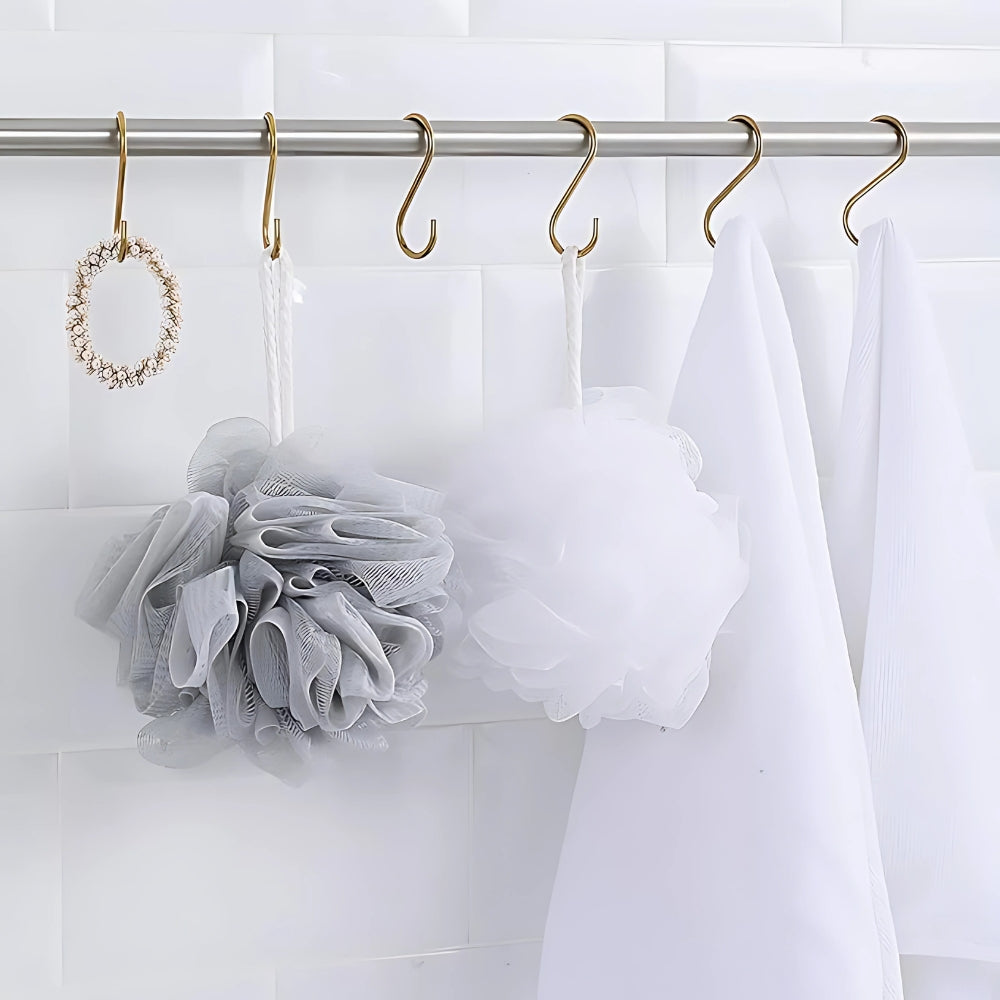 Durable S Hook Clothes Holders Set - 3 Heavy-Duty Organizers