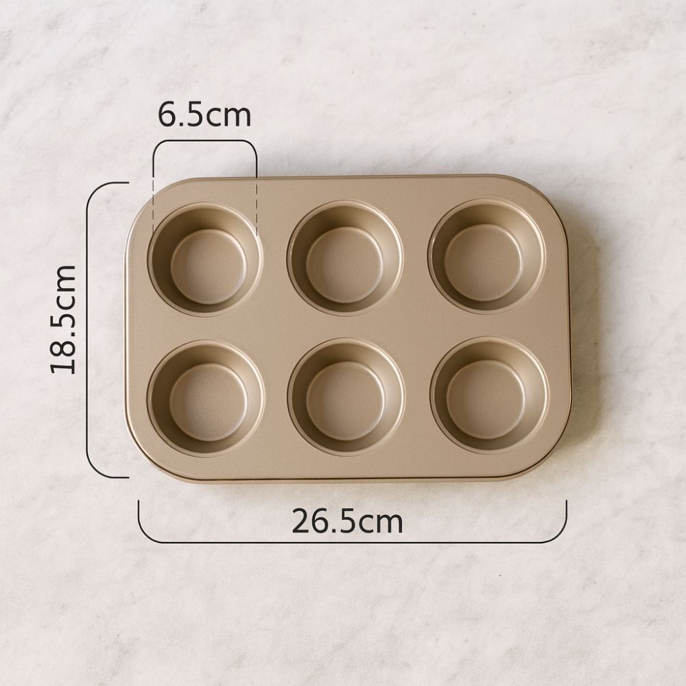 Non-Stick Carbon Steel Cupcake and Muffin Pan