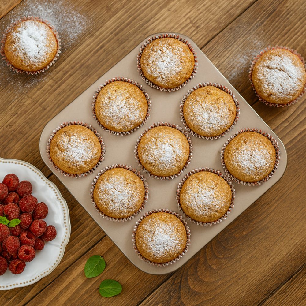 Non-Stick Carbon Steel Cupcake and Muffin Pan