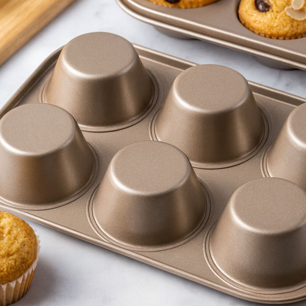 Non-Stick Carbon Steel Cupcake and Muffin Pan