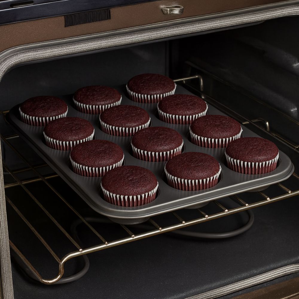 Non-Stick Carbon Steel Cupcake and Muffin Pan