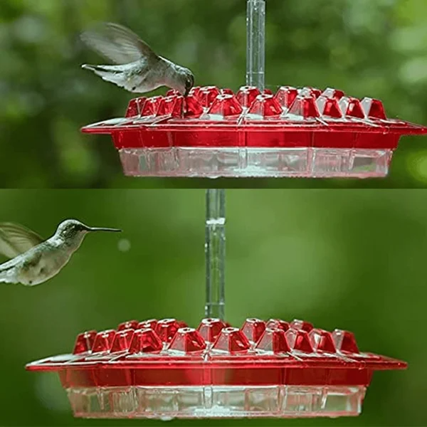 Hanging Hummingbird Feeder with Clear Nectar Reservoir