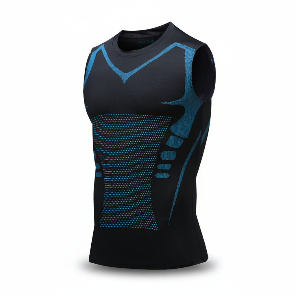 Ionic Shaping Fitness Tank Top for Posture Support