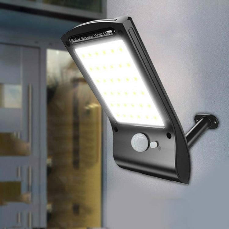 Solar Motion Sensor Wall Light - 36 LED Waterproof Security Lamp, 280 Lumens, Adjustable 180° Mount