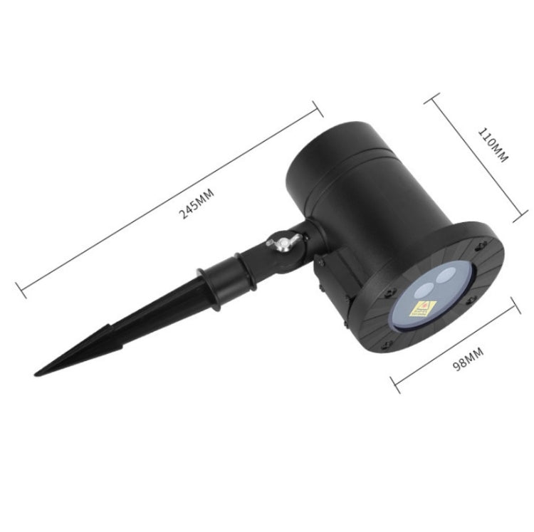 Remote Control Waterproof Laser Light Projector for Garden Decoration - Green and Red Lights