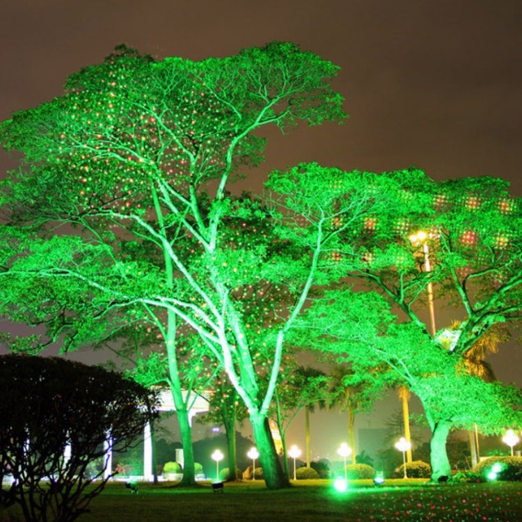 Remote Control Waterproof Laser Light Projector for Garden Decoration - Green and Red Lights