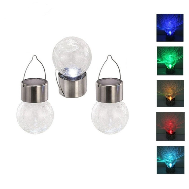 Solar Glass Ball Chandelier Light for Outdoor Garden Decor