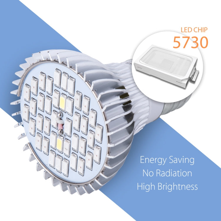 Full Spectrum LED Plant Growth Lamp E27 30W with 40 Chips