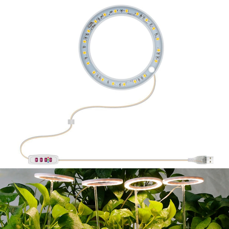 LED Plant Growth Lamp with Intelligent Timer and Adjustable Light Settings