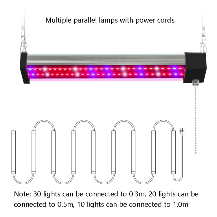 Full Spectrum LED Plant Growth Light Tube 39.4 Inch
