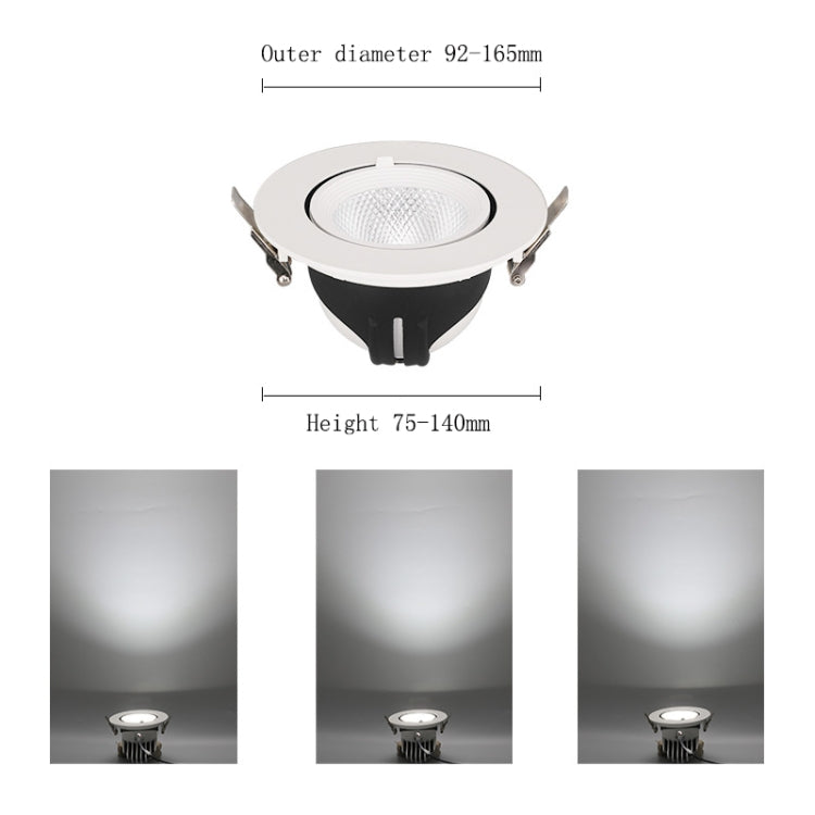 35W LED Full Spectrum Plant Growth Light with Adjustable Height and 360-Degree Rotation