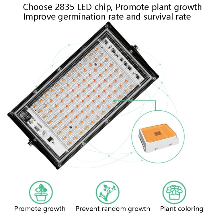 Full Spectrum LED Grow Light 200W Waterproof with EU Plug