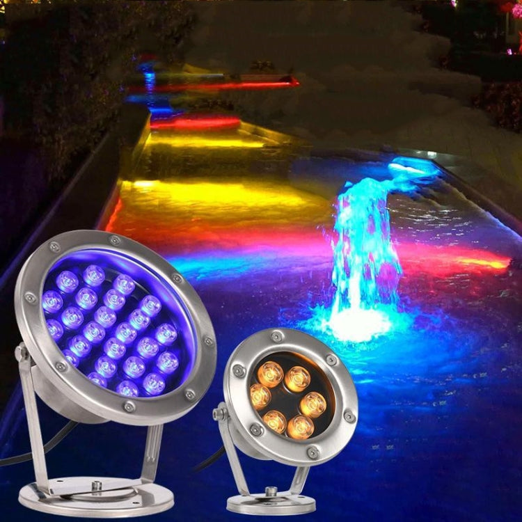 LED Underwater Pool Light 18W Stainless Steel Waterproof Landscape Fixture