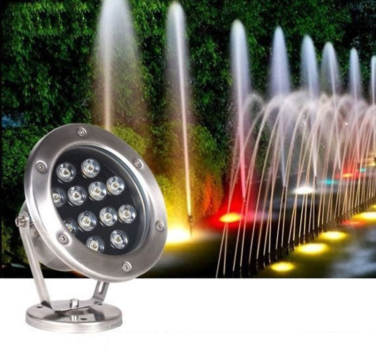 LED Underwater Pool Light 18W Stainless Steel Waterproof Landscape Fixture