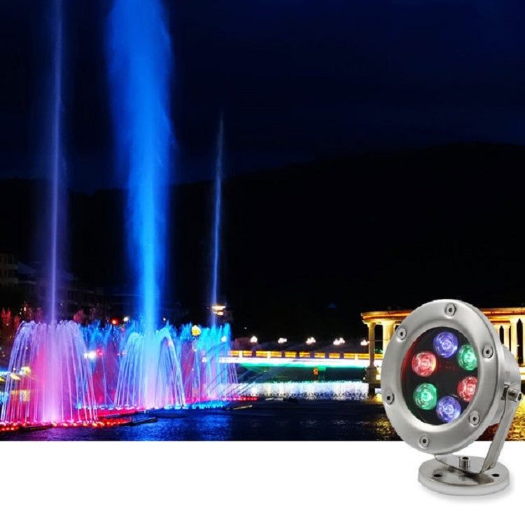 LED Underwater Pool Light 24W Waterproof Stainless Steel Landscape Fixture