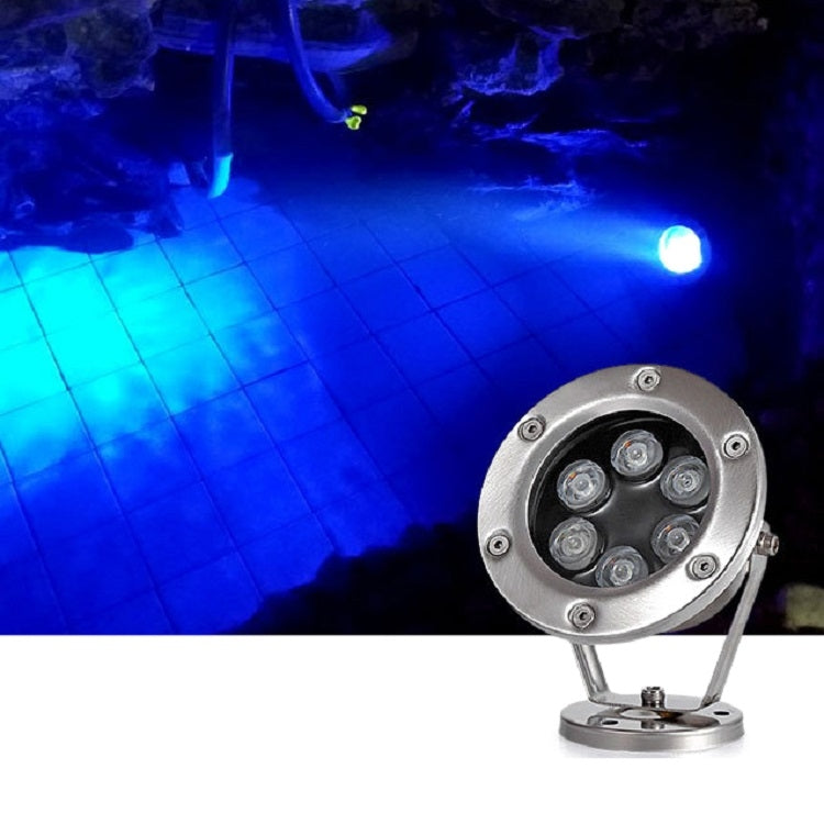LED Underwater Pool Light 24W Waterproof Stainless Steel Landscape Fixture