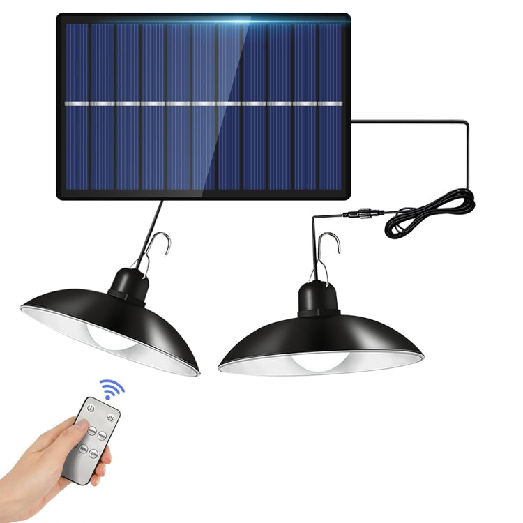 IP65 Waterproof Solar LED Pendant Light with Remote Control and Adjustable Hook