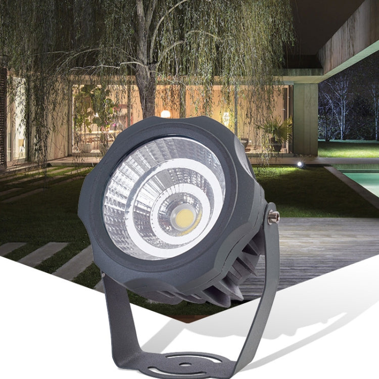LED Waterproof COB Floodlight Spotlight - 30W, 7 Color Options