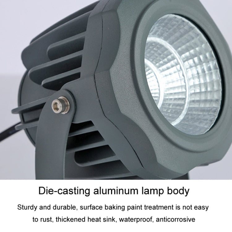 LED Waterproof COB Floodlight Spotlight - 30W, 4 Color Options