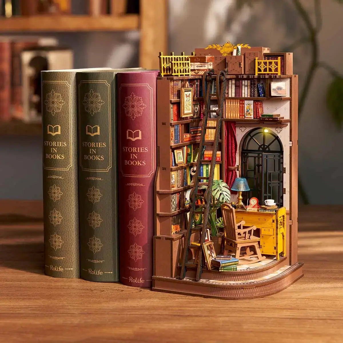 DIY Reading Nook Miniature Book Shelf Kit