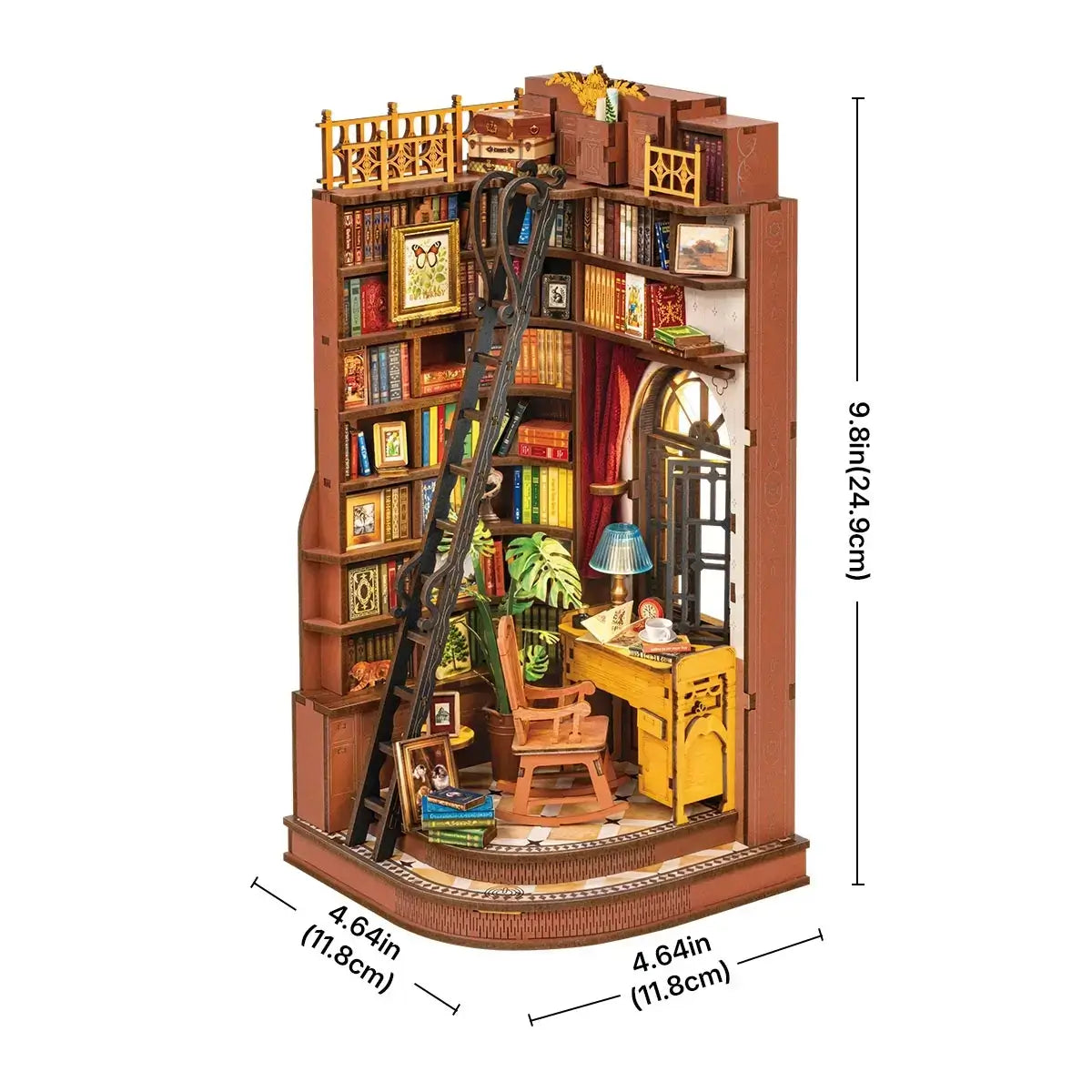 DIY Reading Nook Miniature Book Shelf Kit