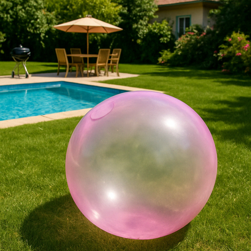 Large Inflatable Play Ball for Kids - Soft and Flexible Outdoor Fun