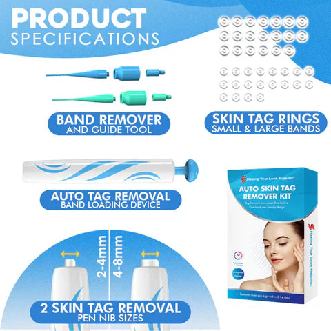 Skin Tag Removal Kit with Banding Tool for Warts and Moles