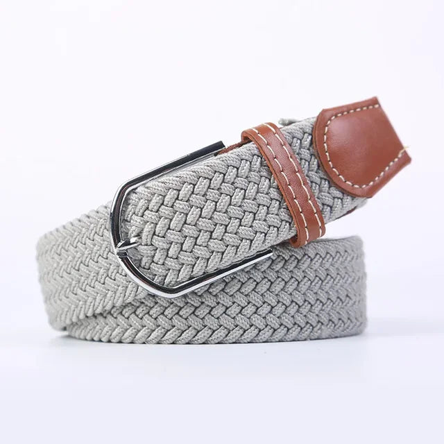 Casual Adjustable Stretch Belt in Elastic Fabric
