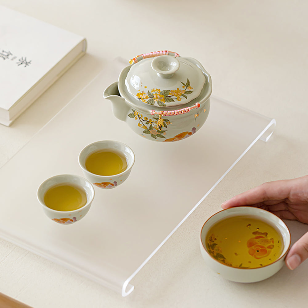 Osmanthus Koi Portable Travel Tea Set