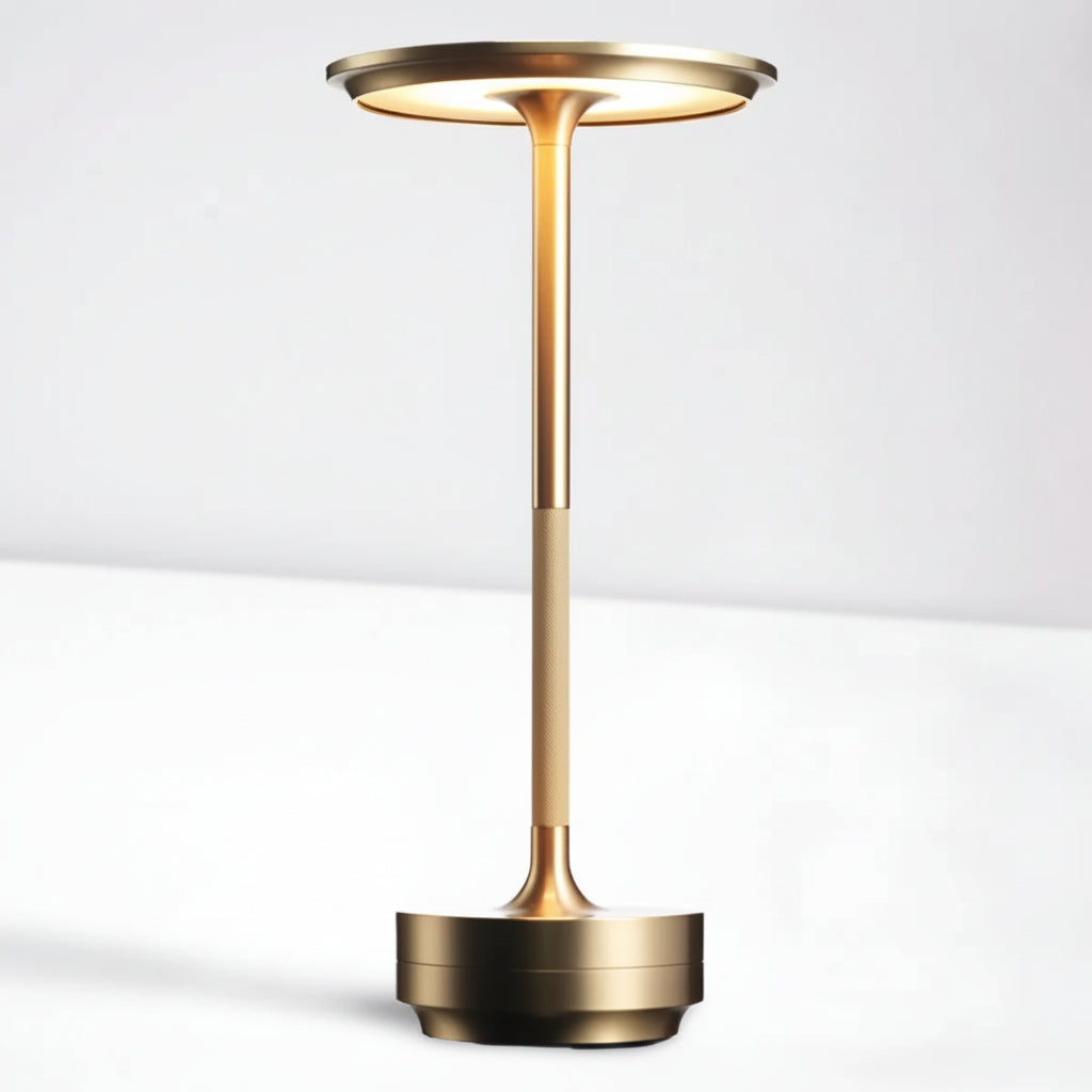 Rechargeable LED Touch Control Table Lamp in Metal
