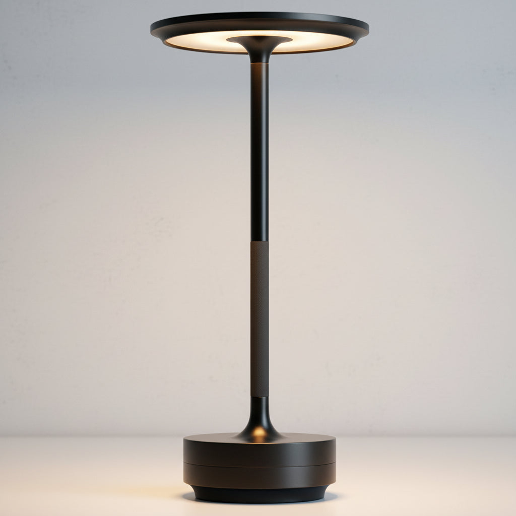 Rechargeable LED Touch Control Table Lamp in Metal
