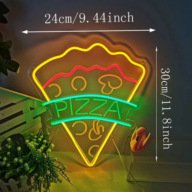 Neon Tacos LED Night Light for Restaurants and Kitchens