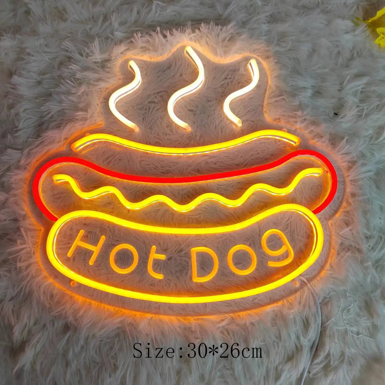 Neon Tacos LED Night Light for Restaurants and Kitchens