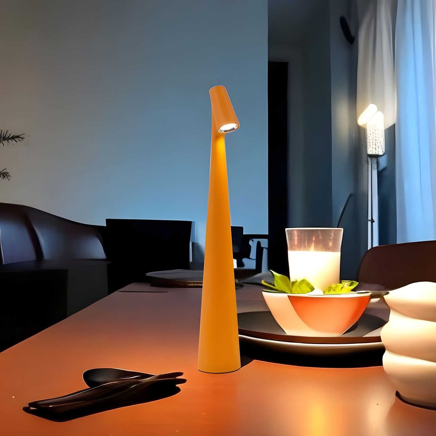 Elegant Wireless Table Lamp with Adjustable Brightness