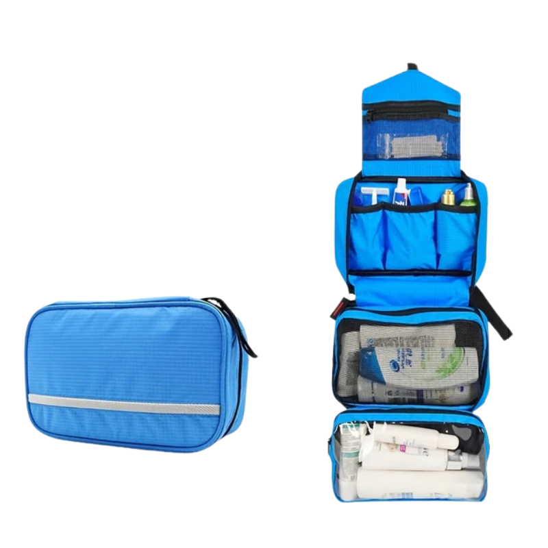 Compact Hanging Toiletry Organizer for Travel