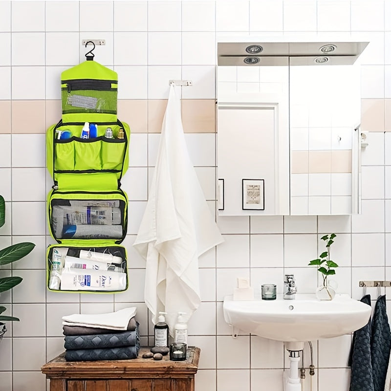 Compact Hanging Toiletry Organizer for Travel