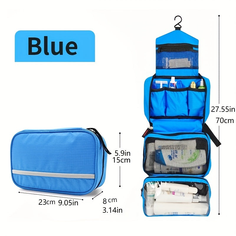 Compact Hanging Toiletry Organizer for Travel