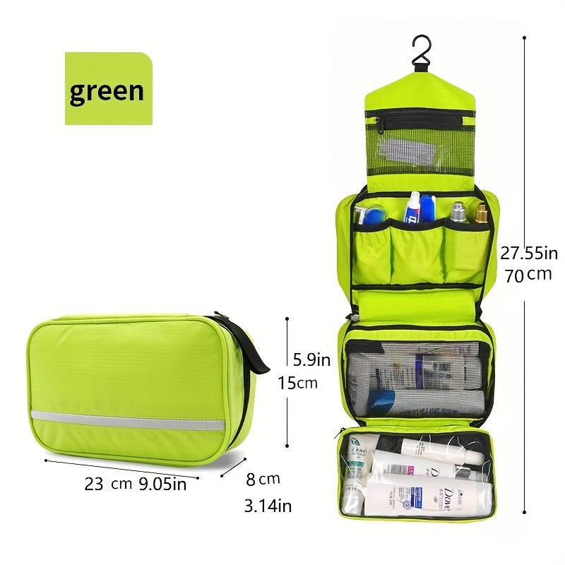 Compact Hanging Toiletry Organizer for Travel