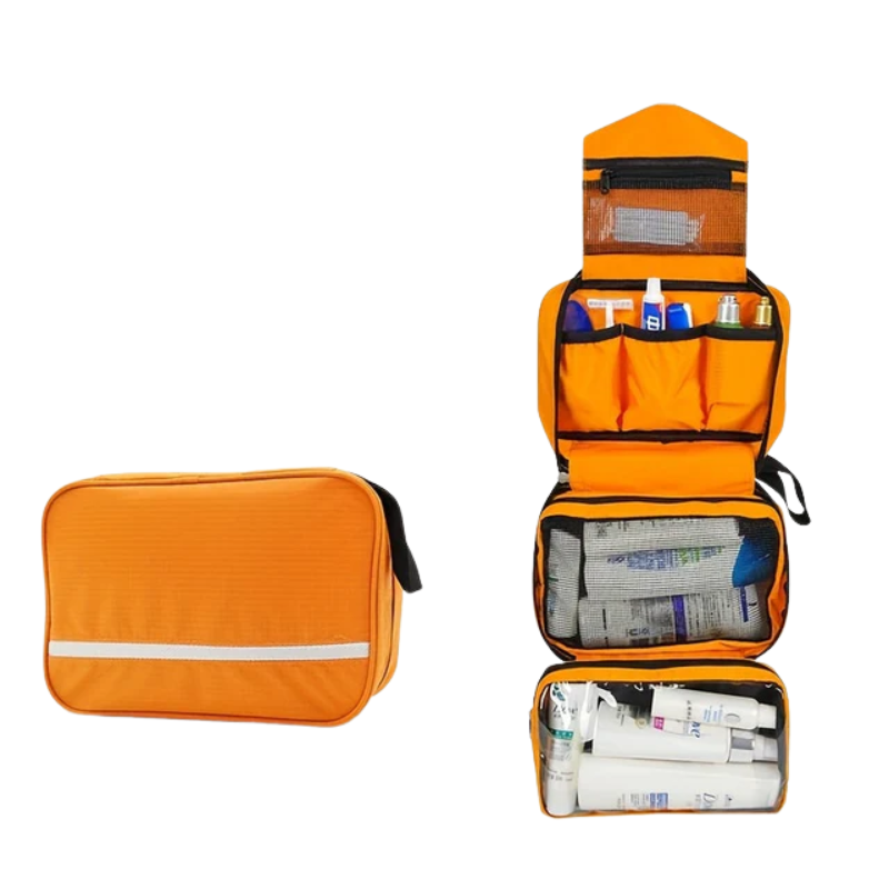 Compact Hanging Toiletry Organizer for Travel