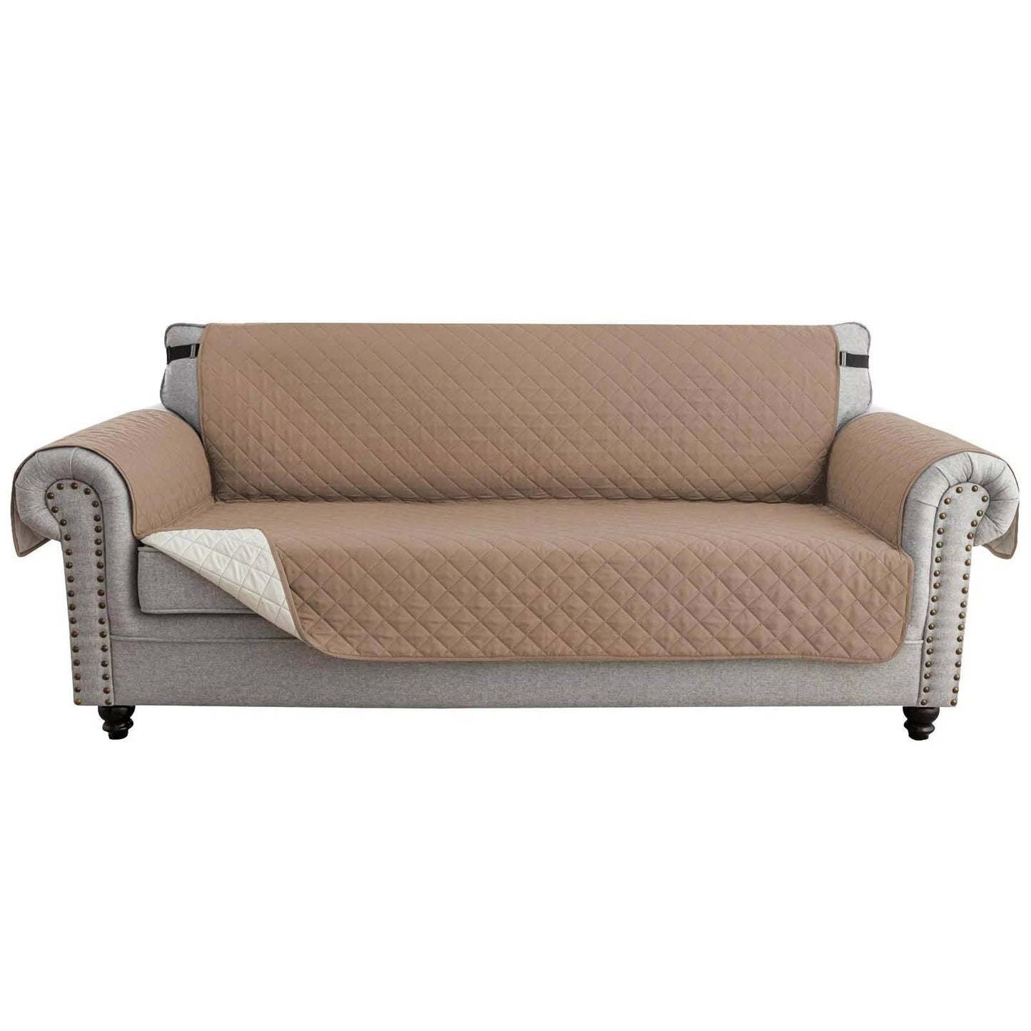 Reversible Water Resistant Sofa Cover for 3 Cushion Couch