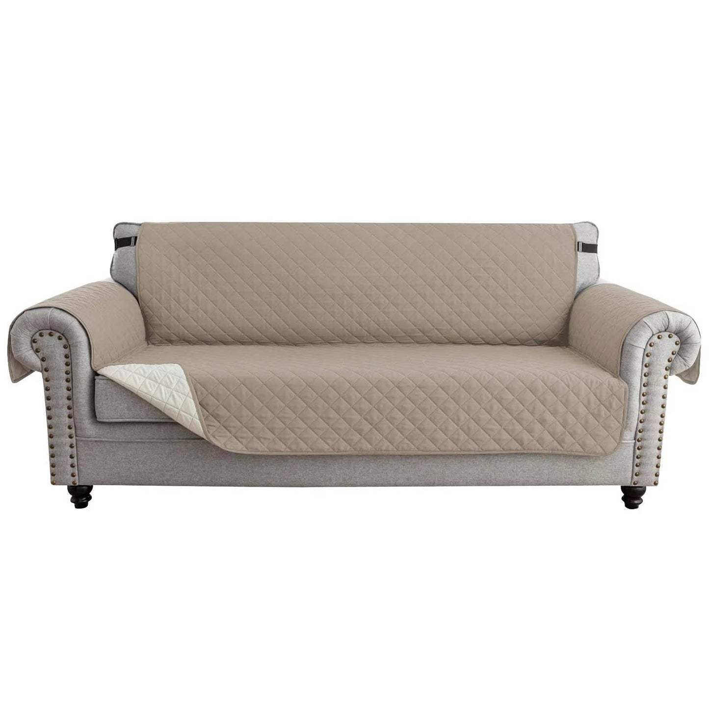 Reversible Water Resistant Sofa Cover for 3 Cushion Couch