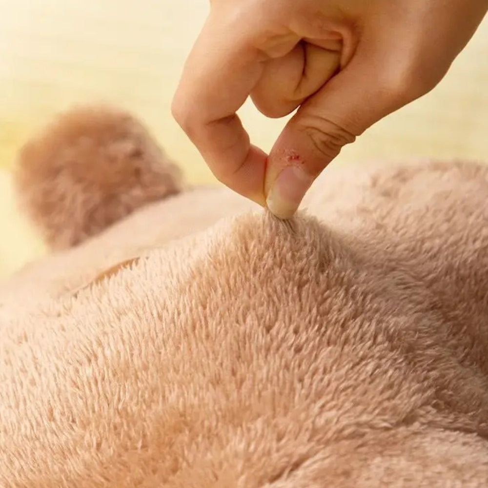 Teddy Bear Shaped Backrest Cushion