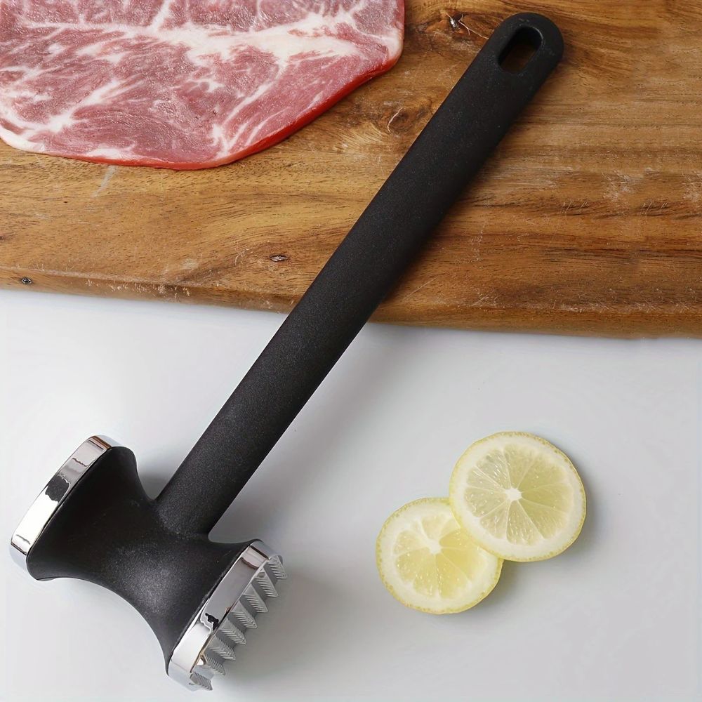 Dual-Sided Zinc Alloy Meat Tenderizer Hammer