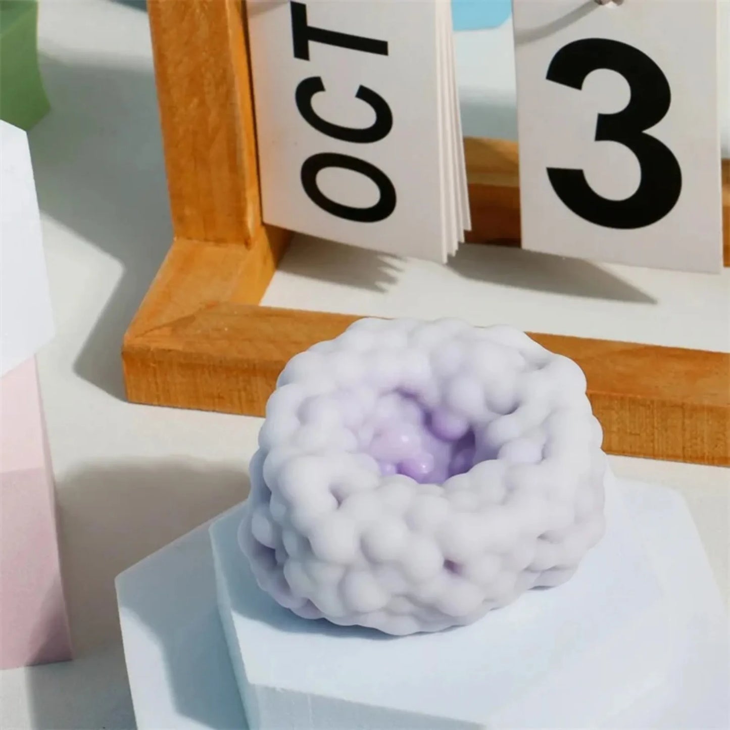 Textured Stress Relief Squeeze Ball with Sound