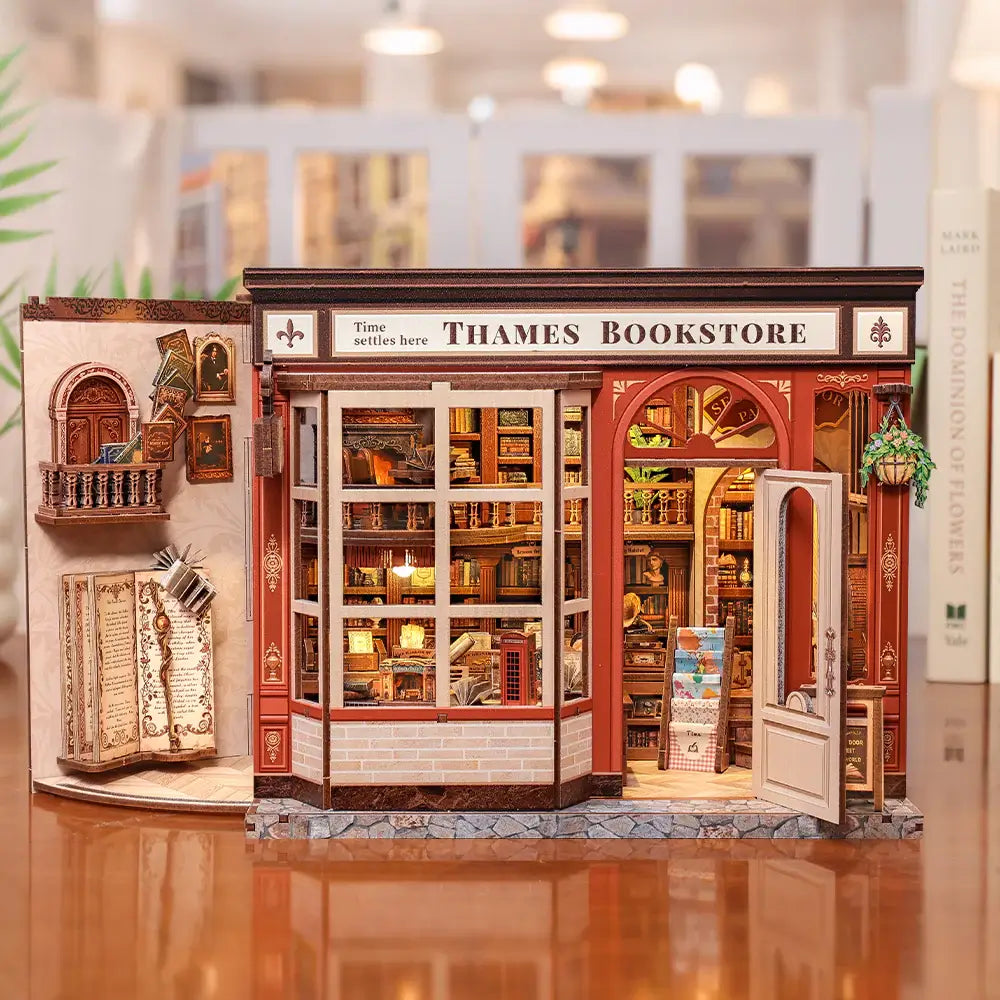 Vintage-Inspired DIY Bookstore Model Kit