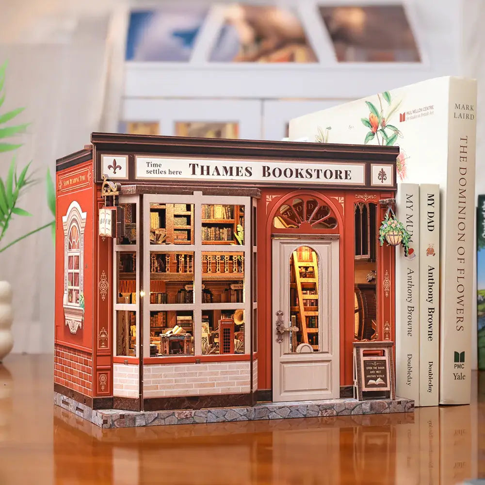 Vintage-Inspired DIY Bookstore Model Kit