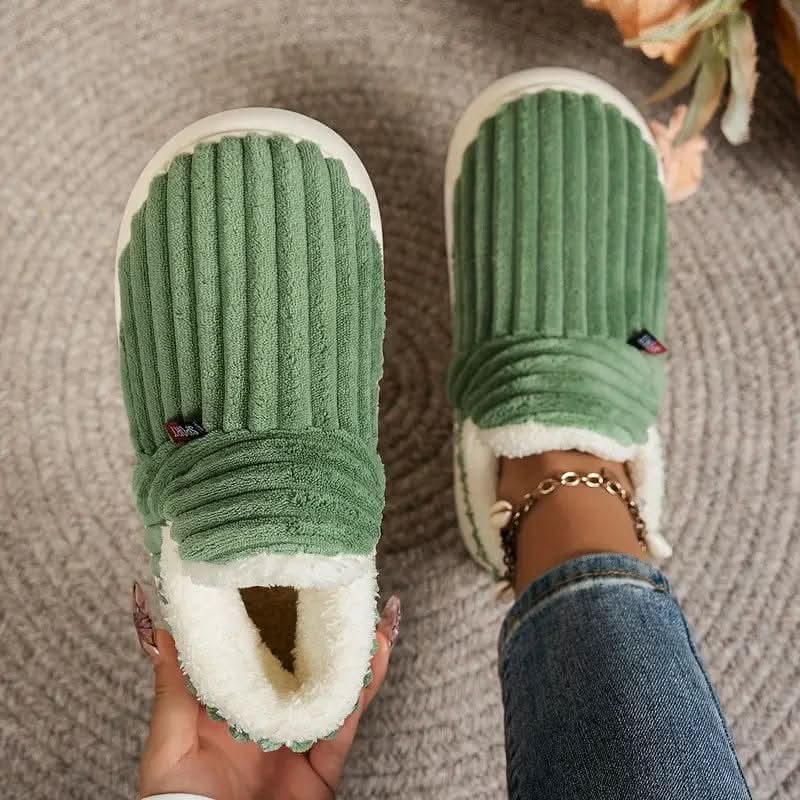 Warm Fleece Indoor House Slippers for Men and Women