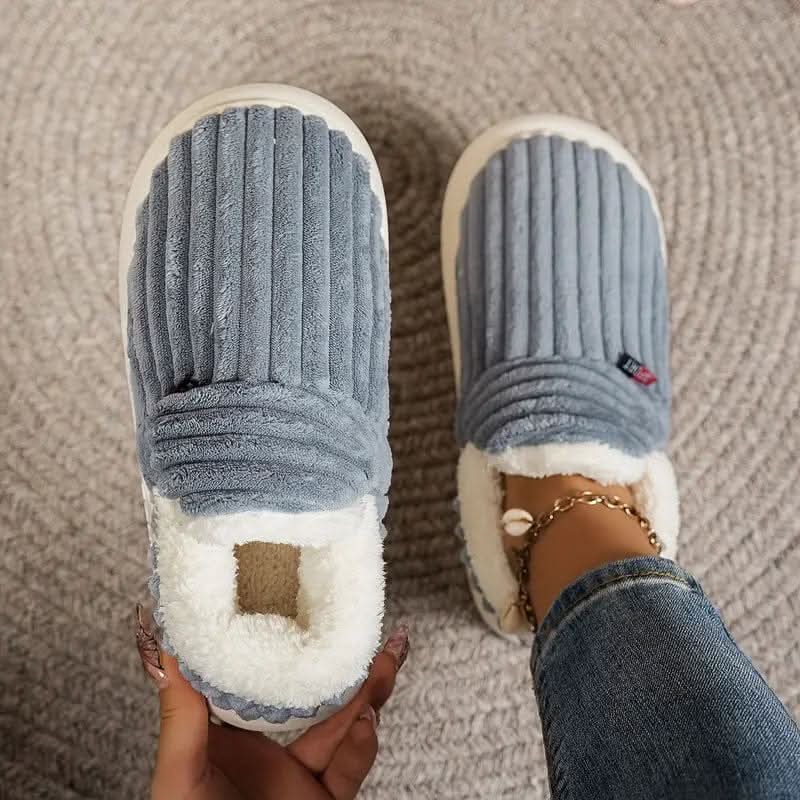Warm Fleece Indoor House Slippers for Men and Women